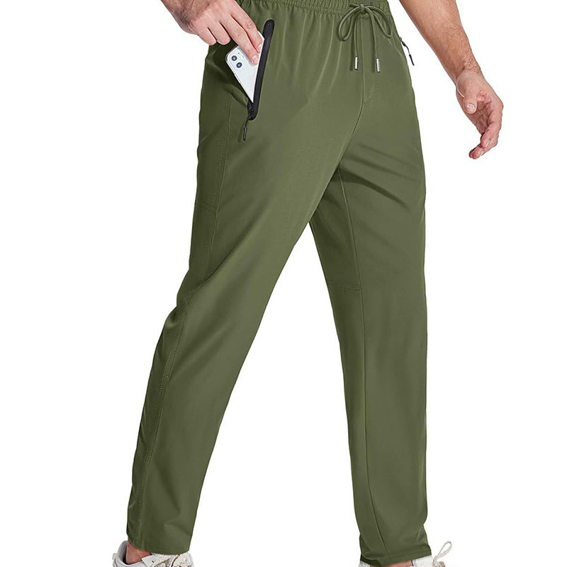 Leichte Sporthose für Herren mit Reißverschlusstaschen