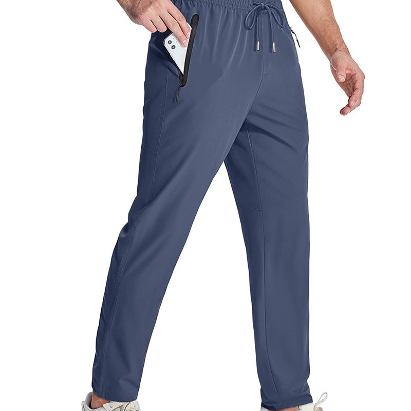 Leichte Sporthose für Herren mit Reißverschlusstaschen