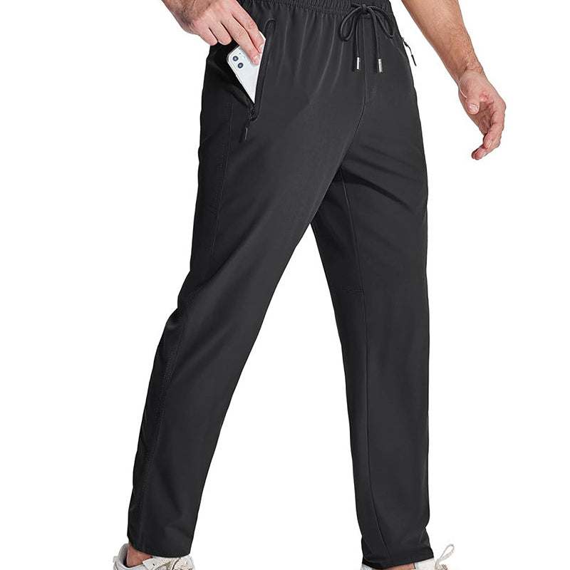 Leichte Sporthose für Herren mit Reißverschlusstaschen