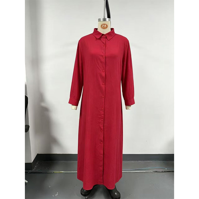 👗✨ 2026 TRENDKLEID 🔥 -55% Damen Maxikleid mit langen Ärmeln 💥 Stilvoll, modern & perfekt für jede Figur + GRATIS Versand