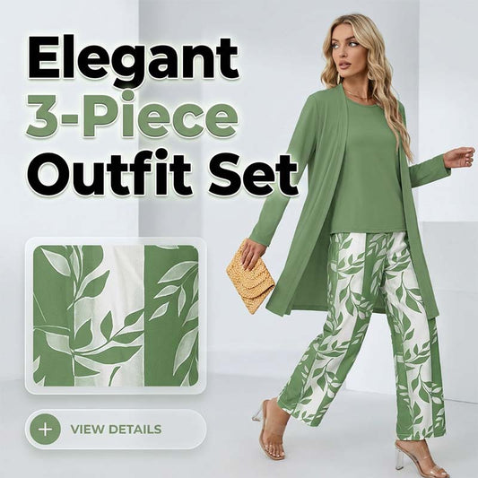 Damen Schlafanzug Set mit Blumenmuster | Langarmshirt & Hose
