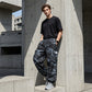 Lässige Camouflage-Hose mit Kordelzug