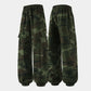Lässige Camouflage-Hose mit Kordelzug