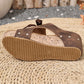 Damen Peeptoe-Wedges mit Plateau