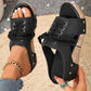 Damen Peeptoe-Wedges mit Plateau