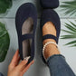 👟🌬️ Atmungsaktive Strickballerinas für Damen – Weich und atmungsaktiv, auch nach langen Spaziergängen bequem – Zahlung per Nachnahme ✅