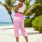 Sommerliche Caprihose mit Karomuster für Damen