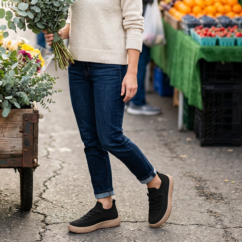 👟 NUR FÜR BEGRENZTE ZEIT: 50 % RABATT! ✨ Mesh-Sneaker für Damen – atmungsaktiv, leicht, zum Hineinschlüpfen, rutschfest 🌬️