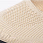 👟 Damen Slip-On Atmungsaktive Flyknit Schuhe – leicht, flexibel & bequem – perfekt für Alltag, Spaziergänge & Reisen