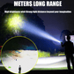 Multifunktionale tragbare Taschenlampe mit hoher Helligkeit