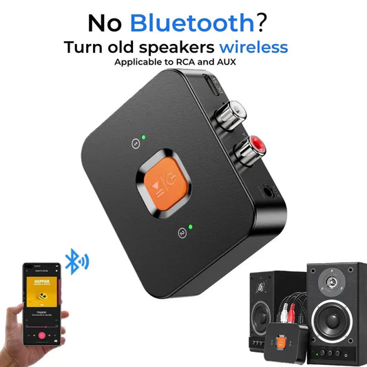 Bluetooth 6.0 Audio-Empfänger mit RCA- und AUX-Ausgängen(Kompatibel mit Audiosystemen in verschiedenen Fahrzeugmodellen)