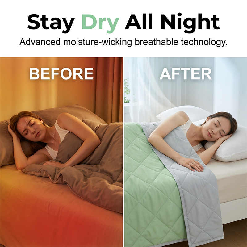 🛏️ NUR FÜR BEGRENZTE ZEIT: 50 % RABATT! 💥 Atmungsaktive, bedruckte, waschbare Sommer-Kühlbettdecke – beidseitig verwendbar, aus Q-Max-Gewebe, hypoallergen ✨