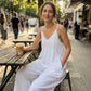 Rückenfreier Jumpsuit für Damen mit Spaghettiträgern