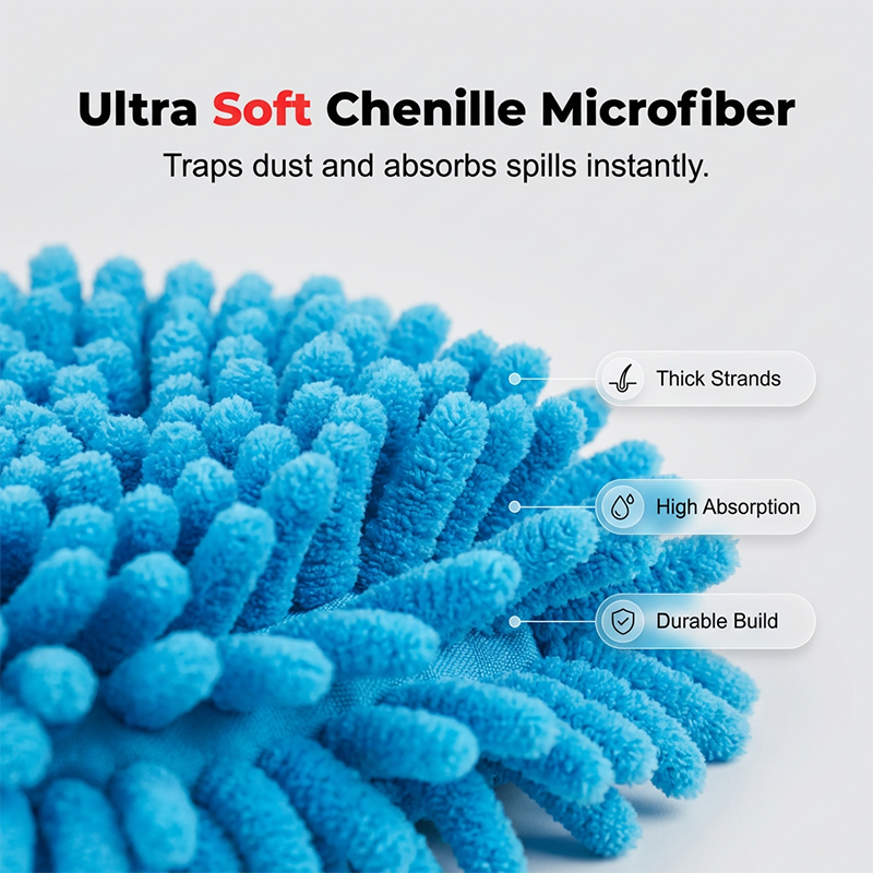 Chenille-Ersatzkopf für Schleudermopp