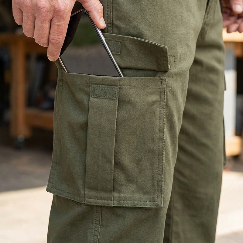 👖 Herren-Cargohose mit vielen Taschen – lässige Passform, robust & vielseitig für Alltag, Outdoor & Reisen🏃