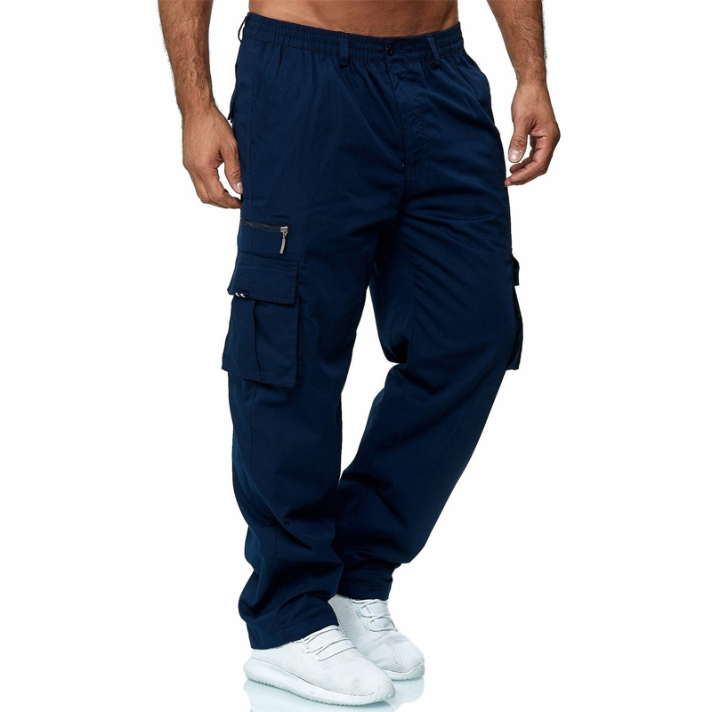 👖 Herren-Cargohose mit vielen Taschen – lässige Passform, robust & vielseitig für Alltag, Outdoor & Reisen🏃