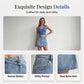 Women Summer High-waist Denim Skort