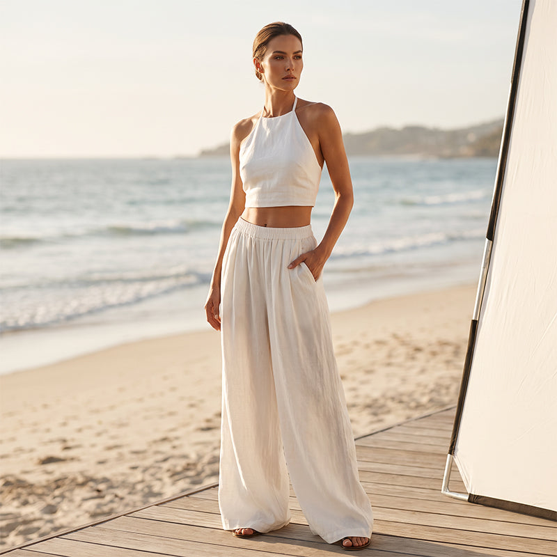 🌟 Der Look, den alle suchen – bei uns 50% günstiger! Lässige Damenhose mit lockerer Passform und weitem Bein