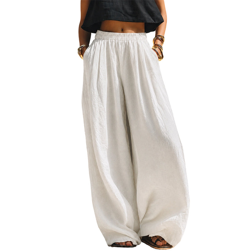 🌟 Der Look, den alle suchen – bei uns 50% günstiger! Lässige Damenhose mit lockerer Passform und weitem Bein