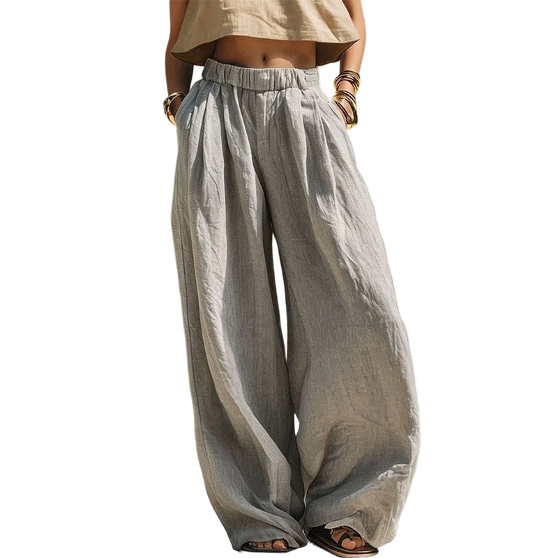 🌟 Der Look, den alle suchen – bei uns 50% günstiger! Lässige Damenhose mit lockerer Passform und weitem Bein