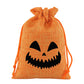 👻Nur für kurze Zeit: 2+1 GRATIS🎃Halloween Jute-Beutel mit Kordelzug und Gruseligem Gesicht