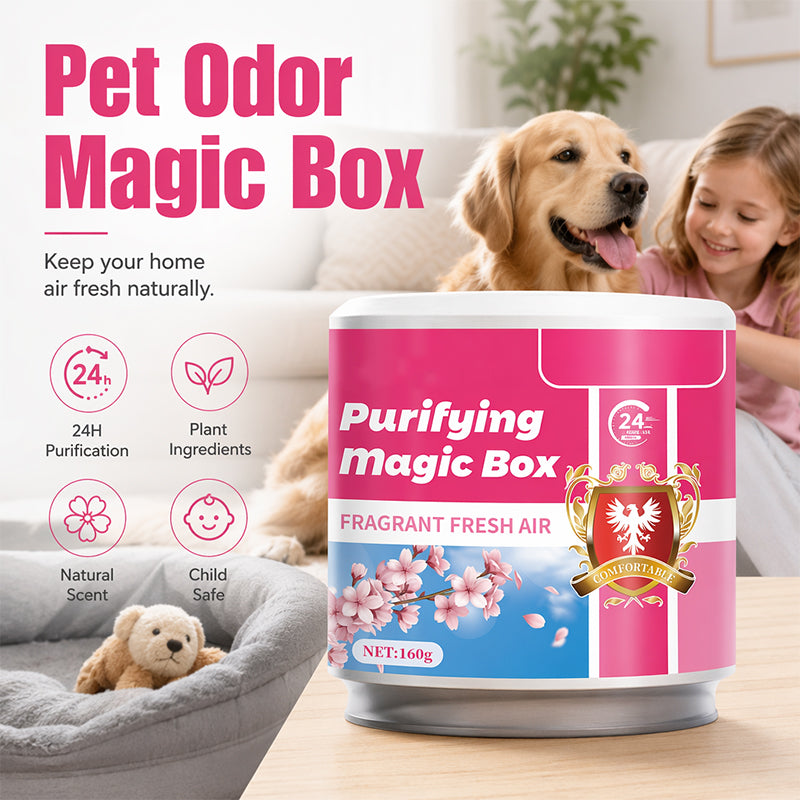 Gel zur Beseitigung von Tiergerüchen, 160 g, „Purifying Magic Box“