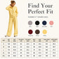 Women's Button-Down Cardigan & Wide-Leg Pants Set