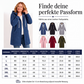 🔥✨Damen Fleece‑Kapuzenpullover mit Reißverschluss