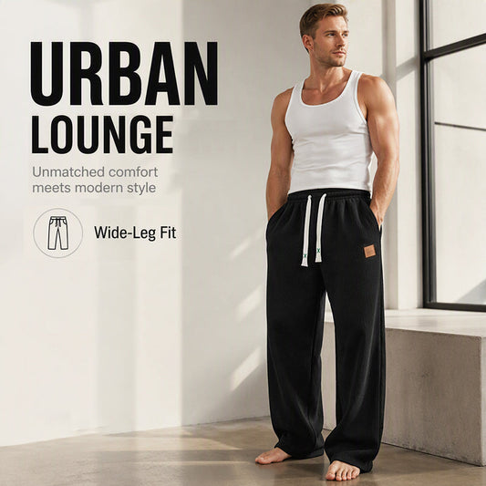 👖💨 Herren Casual Weite Bein Jogginghose – 50% RABATT! Weiches Gewebe, entspannter Schnitt, verstellbarer Bund – Streetwear-Komfort für jeden Tag. 💪