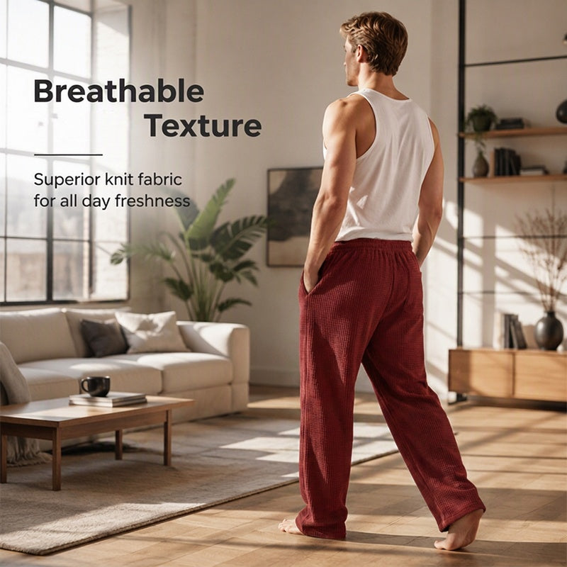 👖💨 Herren Casual Weite Bein Jogginghose – 50% RABATT! Weiches Gewebe, entspannter Schnitt, verstellbarer Bund – Streetwear-Komfort für jeden Tag. 💪
