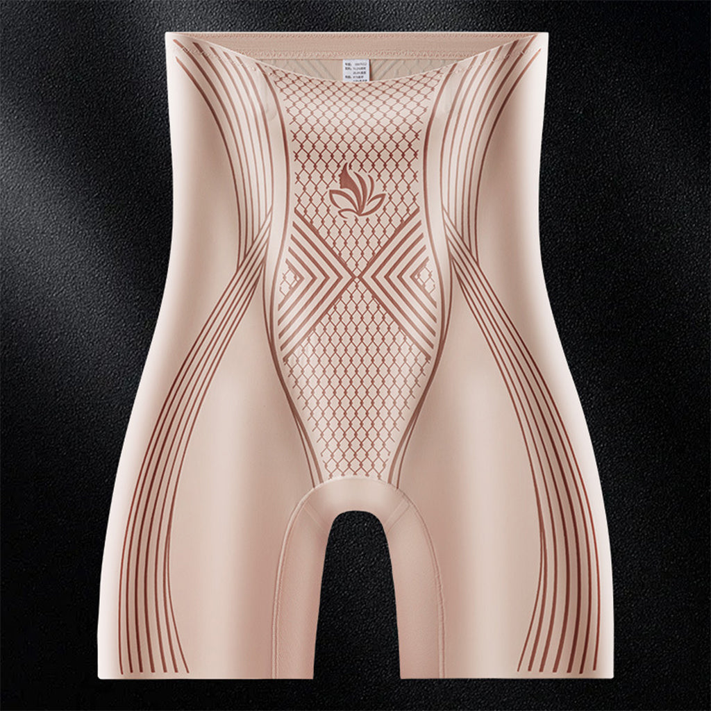 Damen Nahtlose Hochgeschnittene Bauchkontrolle Unterhose