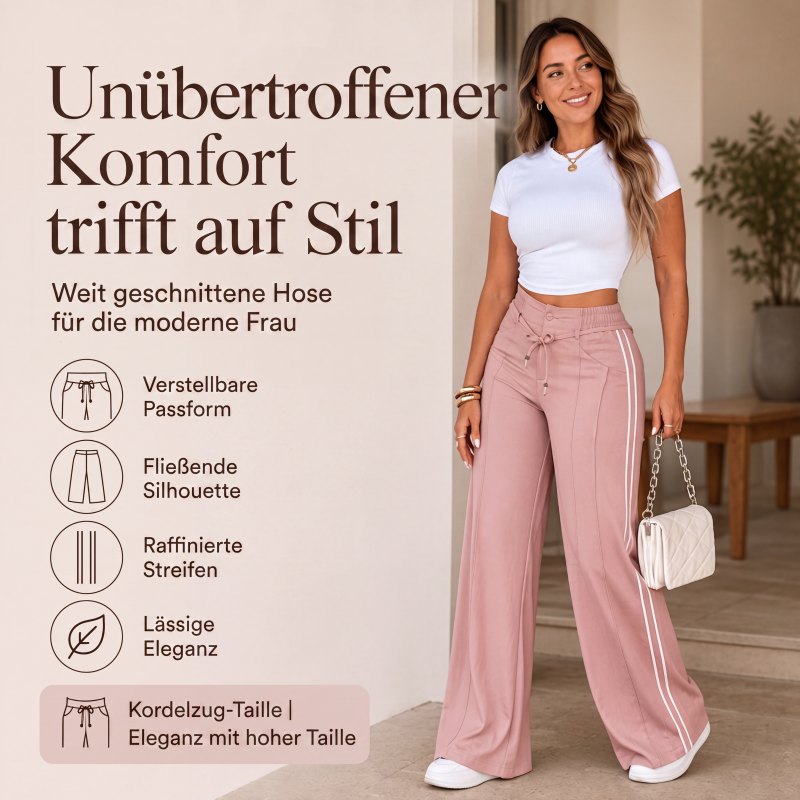 📢📢50%Rabatt!!!🎉✨Weite Damen-Hose mit Kordelzug