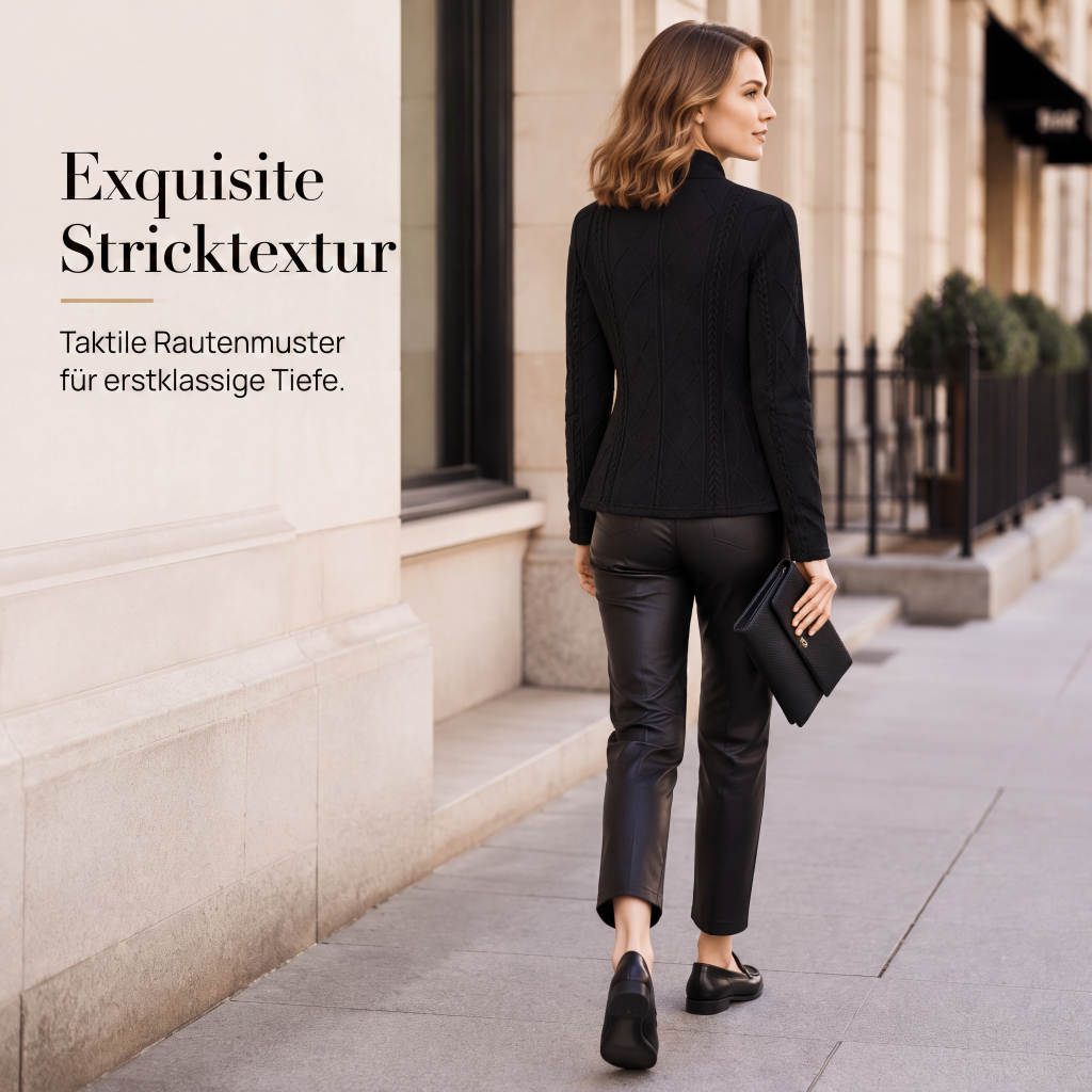 💎🔥 Jetzt im Trend – Strukturierter Blazer mit Stehkragen – perfekt fürs Büro