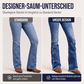 Damen High Waist Destroyed Flare Jeans