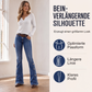 Damen High Waist Destroyed Flare Jeans