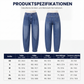 Hochtaillierte Harem-Jeans für Damen