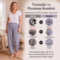 Damen High-Waist Weite Beine Hose mit lockerer Passform