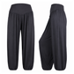 Damen High-Waist Weite Beine Hose mit lockerer Passform