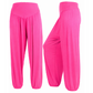 Damen High-Waist Weite Beine Hose mit lockerer Passform