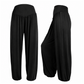 Damen High-Waist Weite Beine Hose mit lockerer Passform