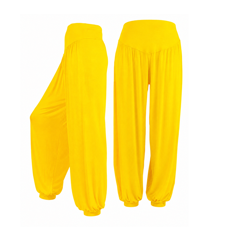 Damen High-Waist Weite Beine Hose mit lockerer Passform