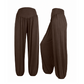 Damen High-Waist Weite Beine Hose mit lockerer Passform