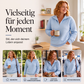✨Damen gestepptes Grid-Sweatshirt mit halbem Reißverschluss