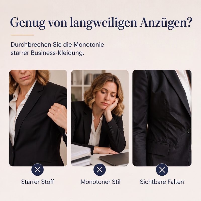 📢📢50%Rabatt!!!🎉🏆 Verkaufsschlager – jetzt halber Preis! Damen 3-teiliges Anzug-Set: Blazer, Oberteil und Hose