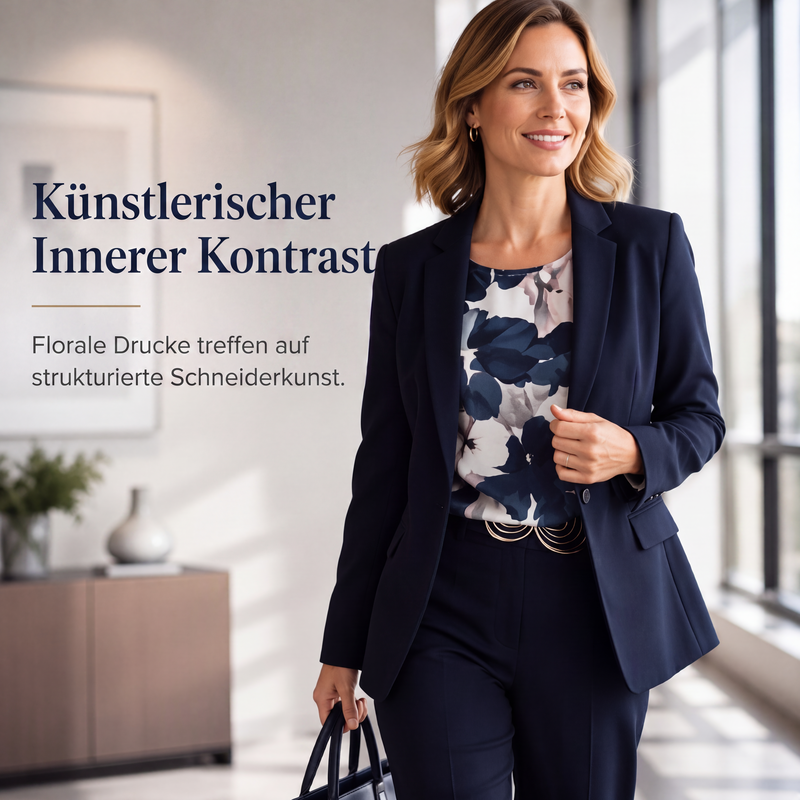 📢📢50%Rabatt!!!🎉🏆 Verkaufsschlager – jetzt halber Preis! Damen 3-teiliges Anzug-Set: Blazer, Oberteil und Hose
