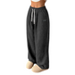 Damen-Cordhose mit weitem Bein und Kordelzug