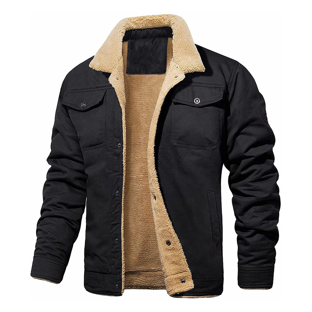 🚀 Neu eingetroffen – 50% Probierpreis! Herren-Casual-Sherpa-Utility-Cargojacke