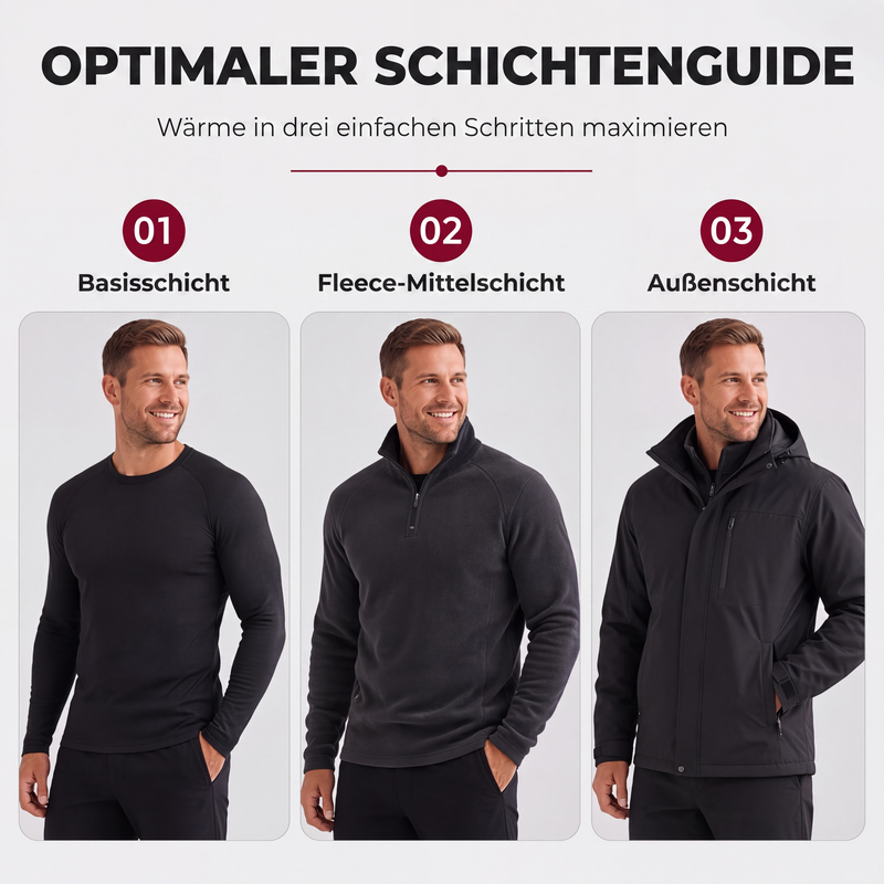 📢🎉50%Rabatt!!!🛍️✨Isolierende Fleece-Jacke mit halblangem Reißverschluss – perfekt zum Wandern und für den Alltag