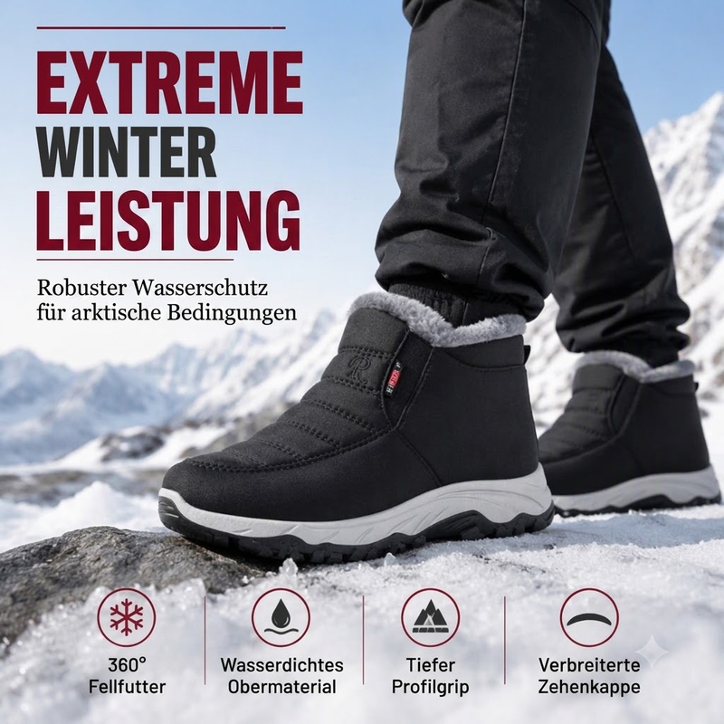 Warme Winter-Slipper-Schneestiefel für Herren