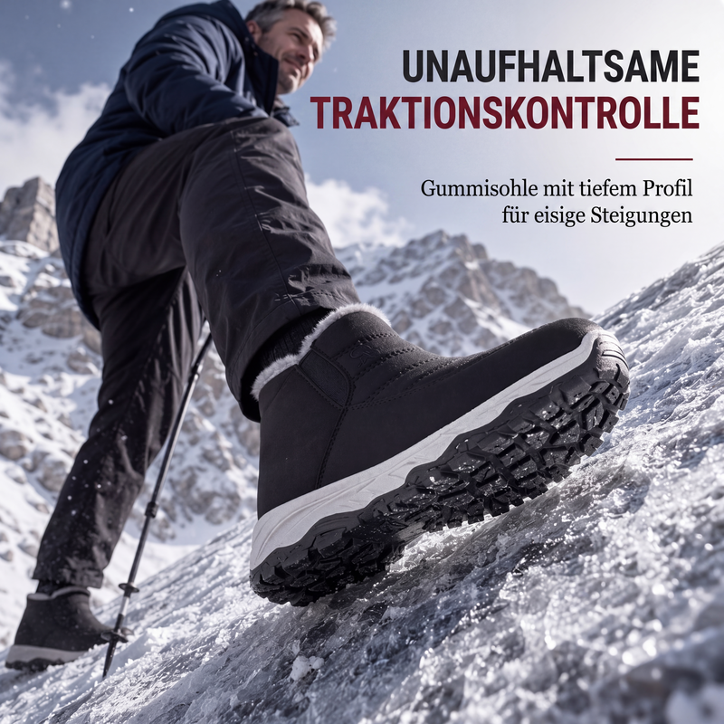 Warme Winter-Slipper-Schneestiefel für Herren